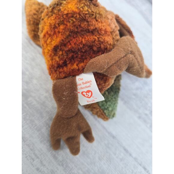 Ty Beanie Baby “Beak the Kiwi Bird” Plush with Tags – 1998 Retired Collectible - Picture 3 of 5